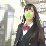 お高めお嬢様系ツンデレJK潮垂れ落ちチカン電車盗撮エロ動画